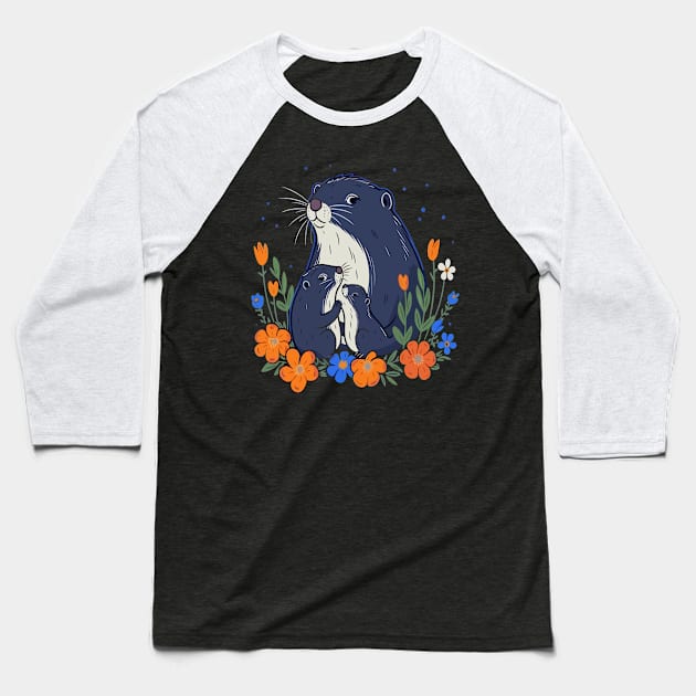 Nutria Mothers Day Baseball T-Shirt by JH Mart